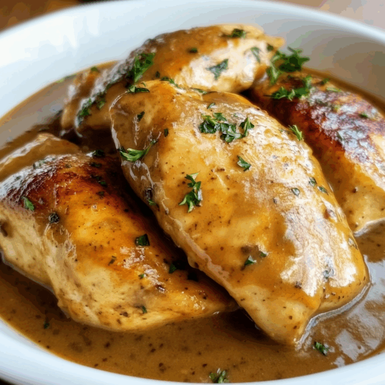 Slow Cooker Chicken Breasts in Gravy