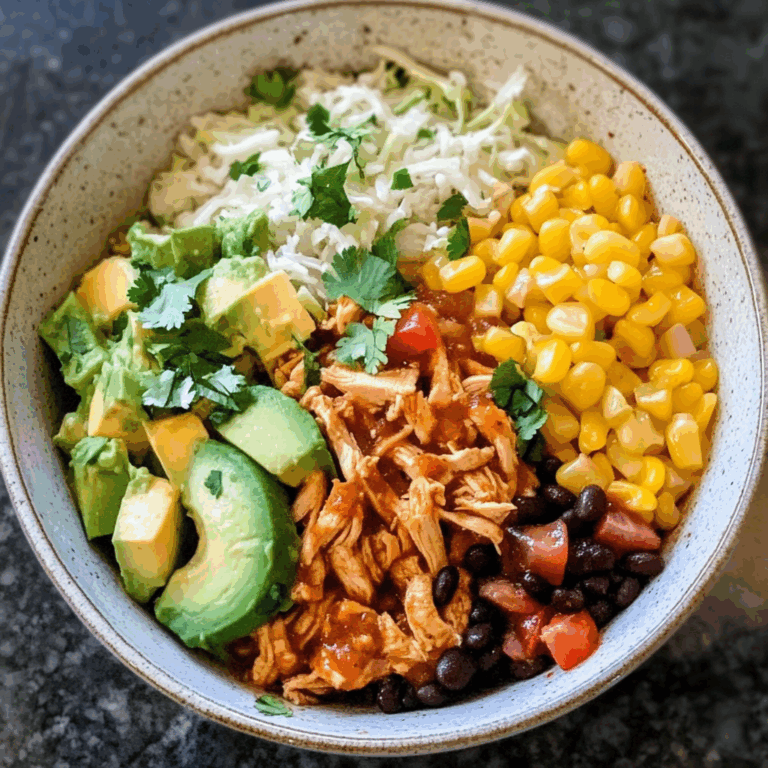 Slow Cooker Chicken Burrito Bowl