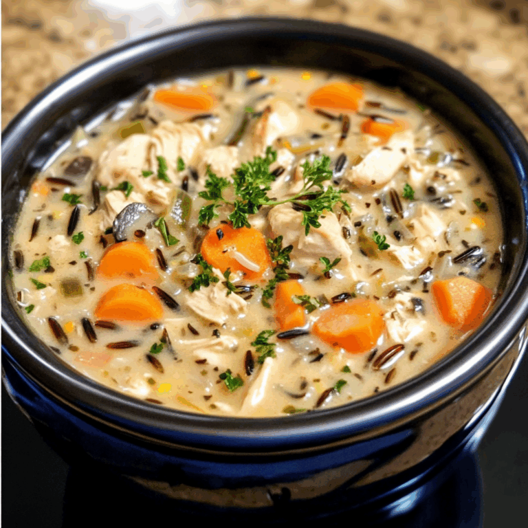 Slow Cooker Chicken Wild Rice Soup