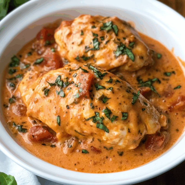 Slow Cooker Creamy Tomato Basil Chicken Breast