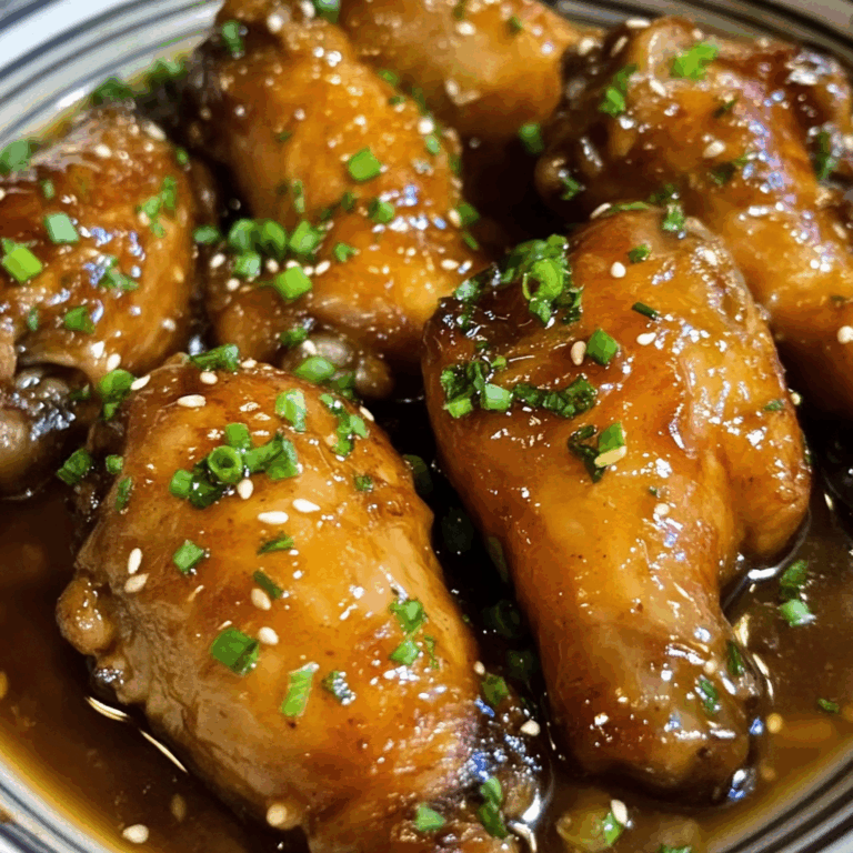 Slow Cooker Honey Garlic Chicken Legs