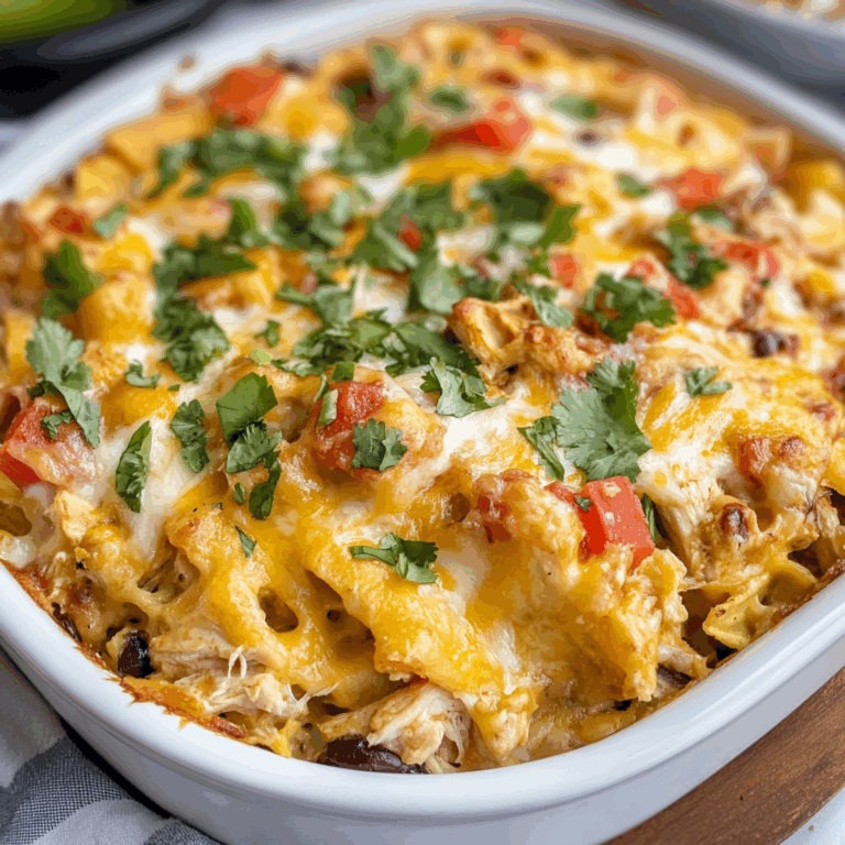 Chicken Taco Casserole: A Flavor-Packed Fiesta in Every Bite