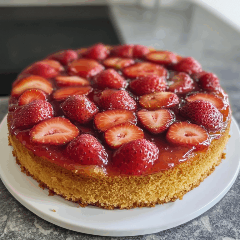 Fresh Strawberry Upside Down Cake