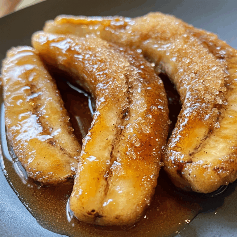 Delectable Fried Banana with Brown Sugar
