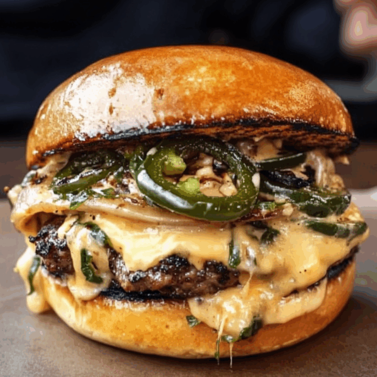 Jalapeño-Onion Smash Burgers