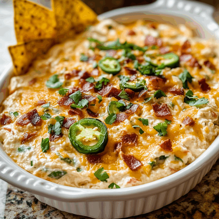 Jalapeño Poppers Dip: The Irresistible Creamy Appetizer