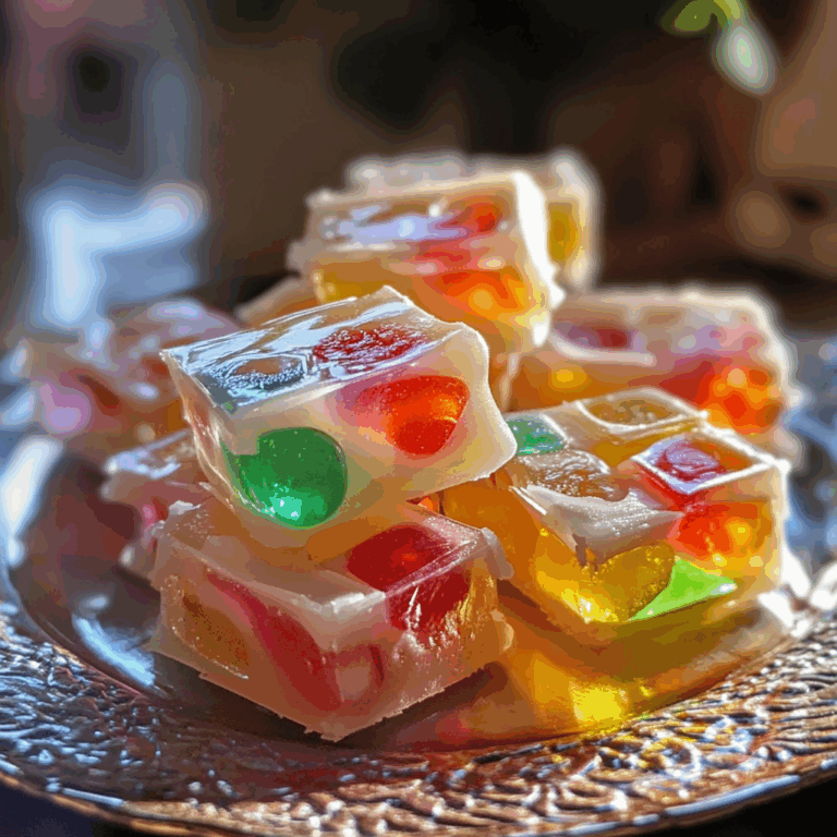 Jelly Nougat Candy: A Sweet, Soft, and Chewy Delight