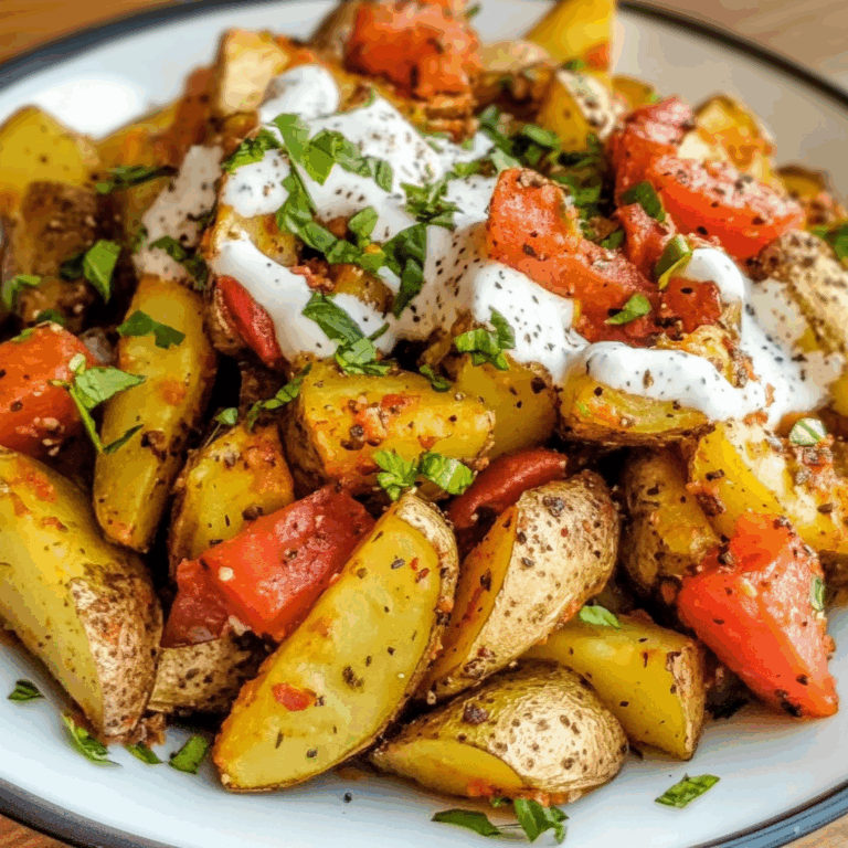 Loaded Mediterranean Potato Wedges