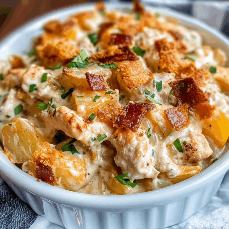 Loaded Potato Ranch Chicken Casserole