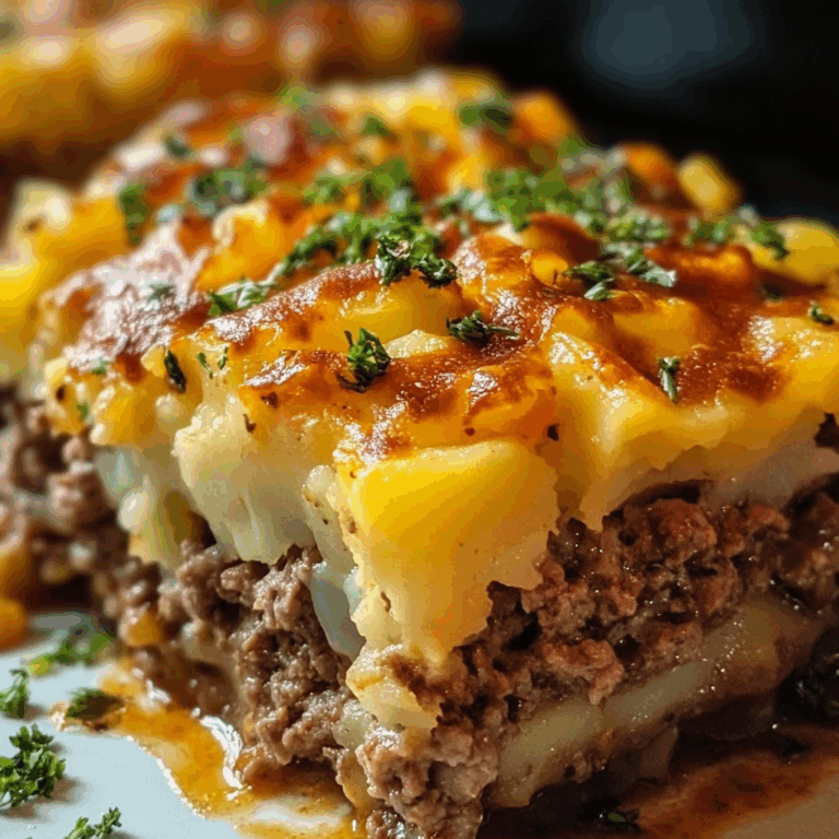 Loaded Potato & Meatloaf Casserole: A Comfort Food Masterpiece