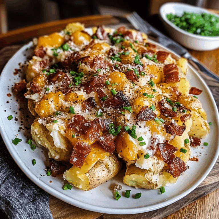 Loaded Smashed Potatoes: A Flavor-Packed Sensation