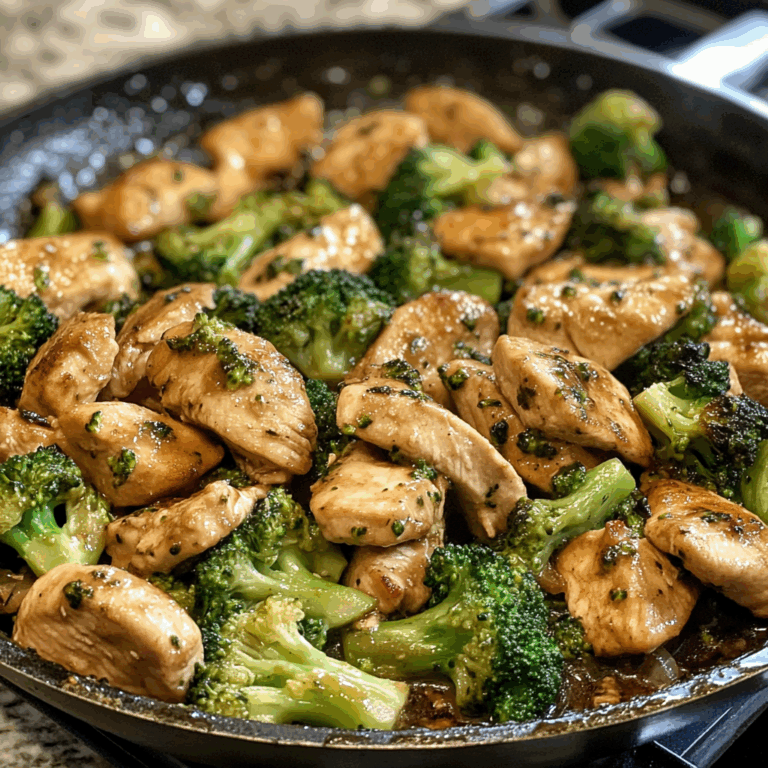 Low Carb Chicken Broccoli Skillet