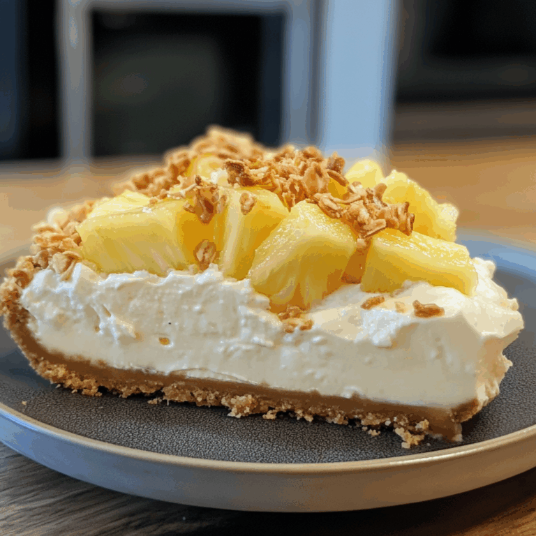 No-Bake Pineapple Heaven Cheesecake Dessert