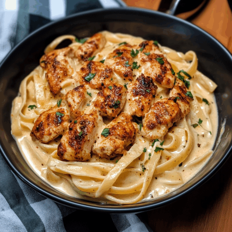 One Pot Cajun Chicken Alfredo