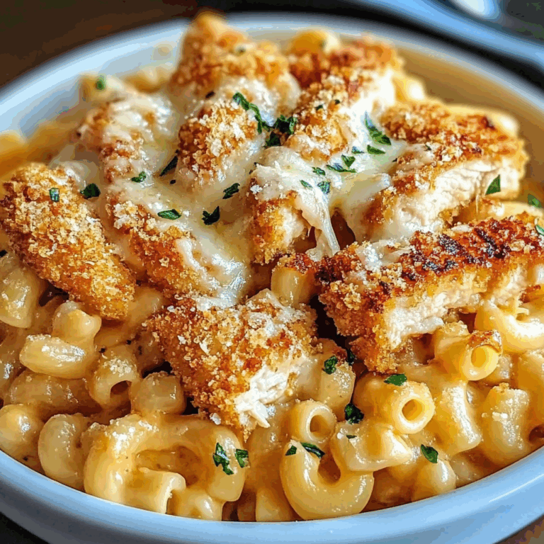 One Pot Chicken Parmesan Mac and Cheese