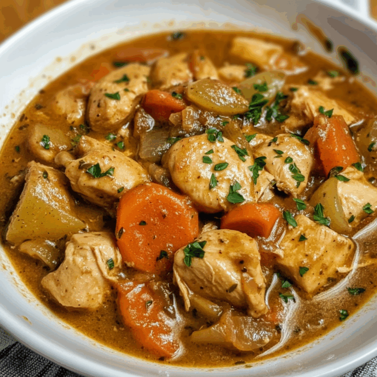 Comforting Chicken Stew: A Hearty and Flavorful Delight