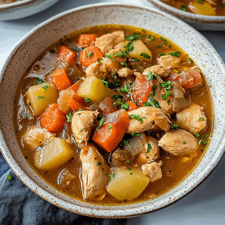 Irresistible Chicken Stew in the Slow Cooker