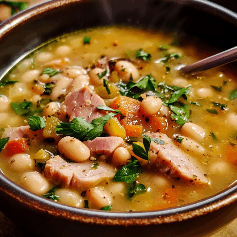 Hearty Ham and White Bean Soup: A Comforting Classic