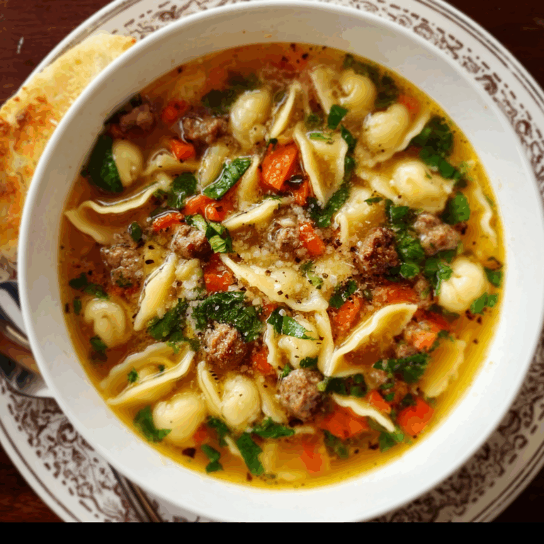 Authentic Italian Noodle Soup: A Comforting Classic