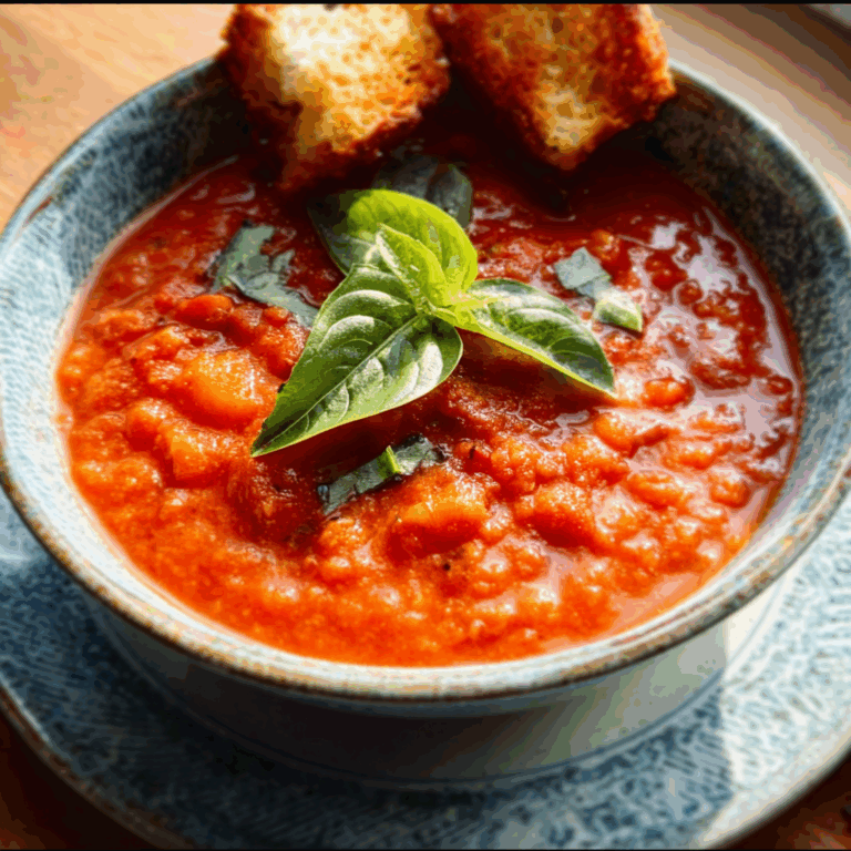 Comforting Italian Tomato and Bread Soup