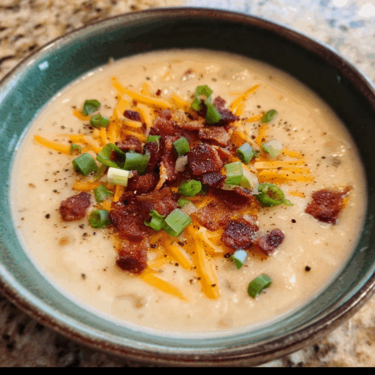 Creamy & Loaded Potato Soup Recipe