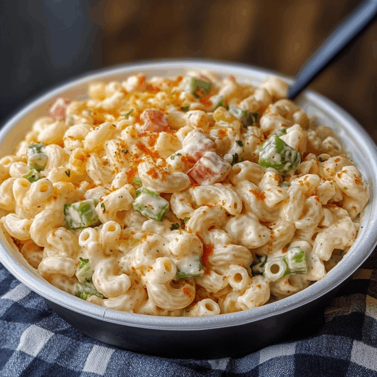 Delicious & Creamy Macaroni Salad Recipe