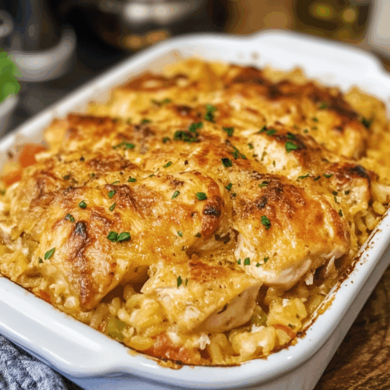 No-Peek Chicken Casserole: A Hands-Off Recipe for Tender, Flavorful Comfort