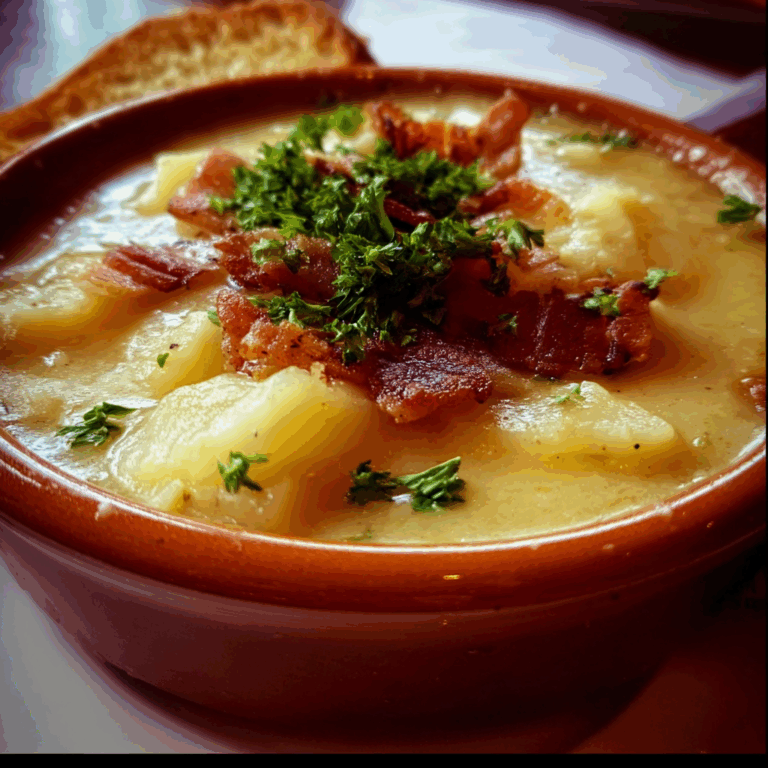 Old Fashioned Potato and Bacon Soup