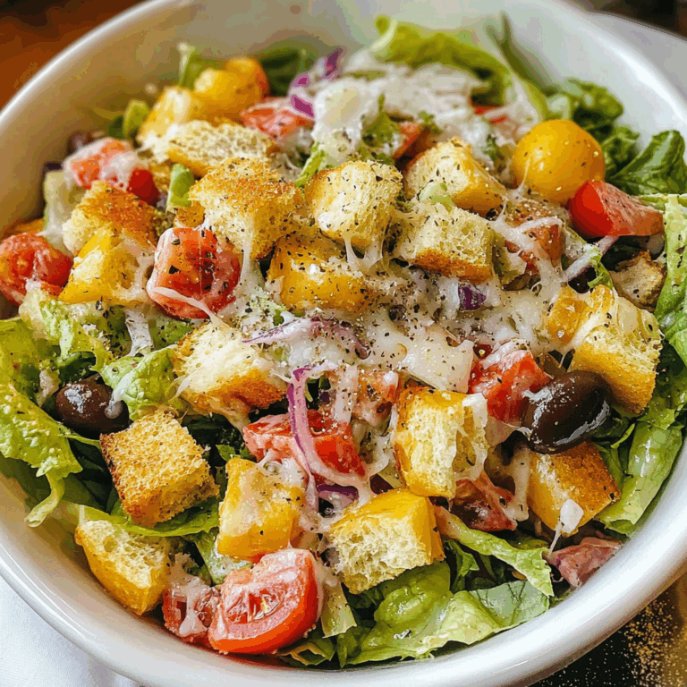 Olive Garden Salad: A Taste of Italy at Home