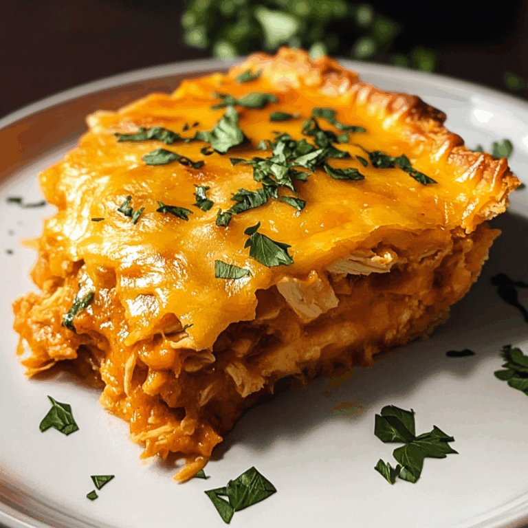 Chicken Tamale Pie with Cheese and Parsley