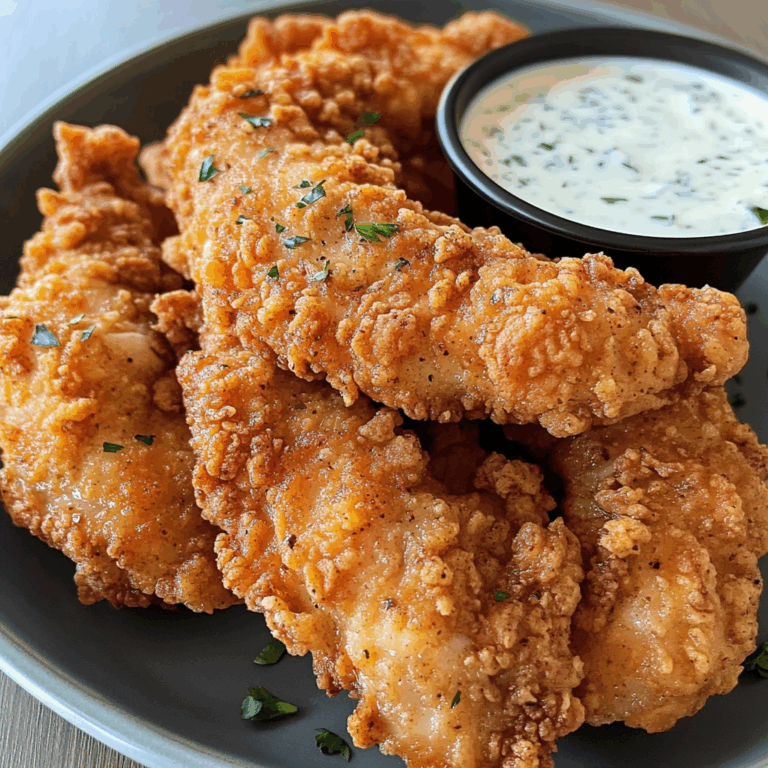 Chicken Tenders with Ranch Sauce