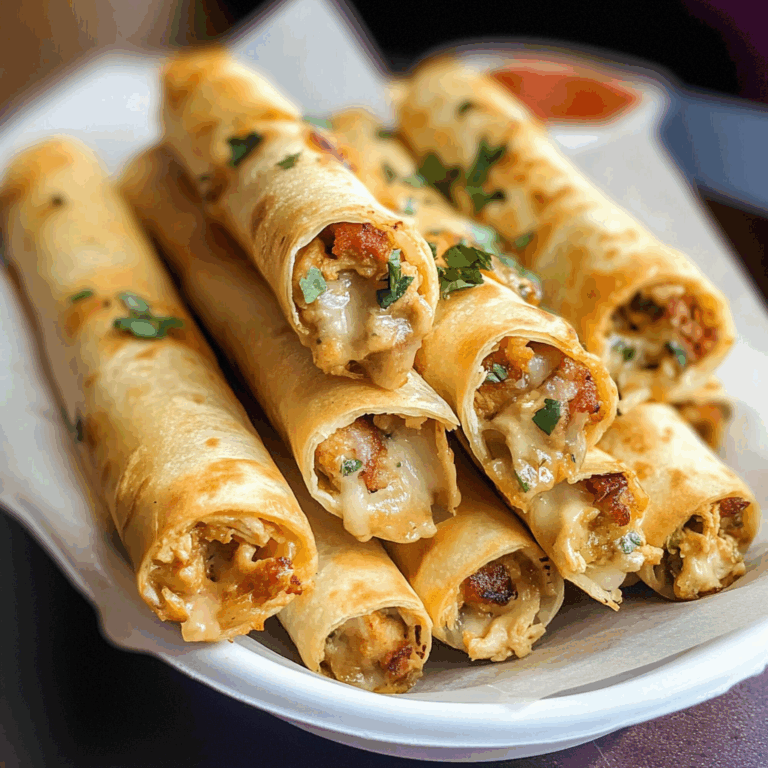 Delectable Chicken Taquitoss: Your New Favorite Appetizer