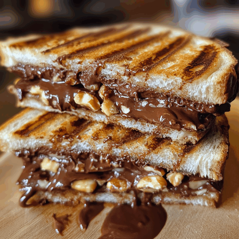 Chocolate-Hazelnut Panini: A Decadent Twist on a Classic