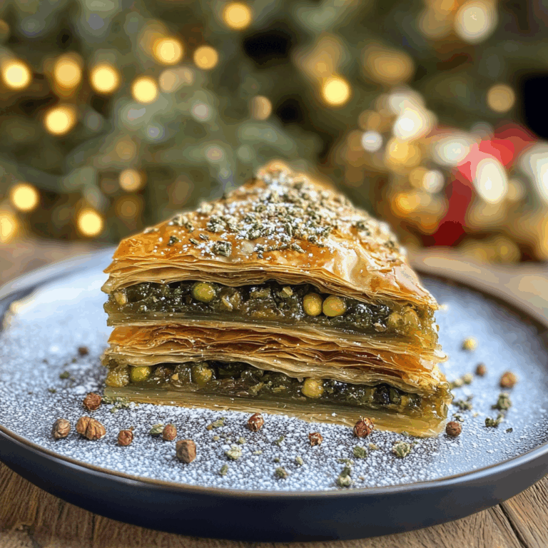 Festive Christmas Baklava: A Delightful Holiday Treat