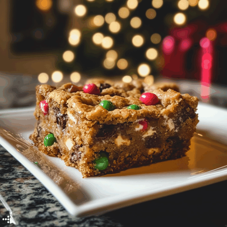 Indulgent Christmas Cookie Bars: A Festive Treat