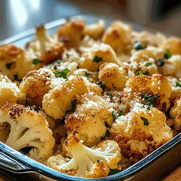 Crispy Parmesan Roasted Cauliflower: A Veggie Side Dish Sensation