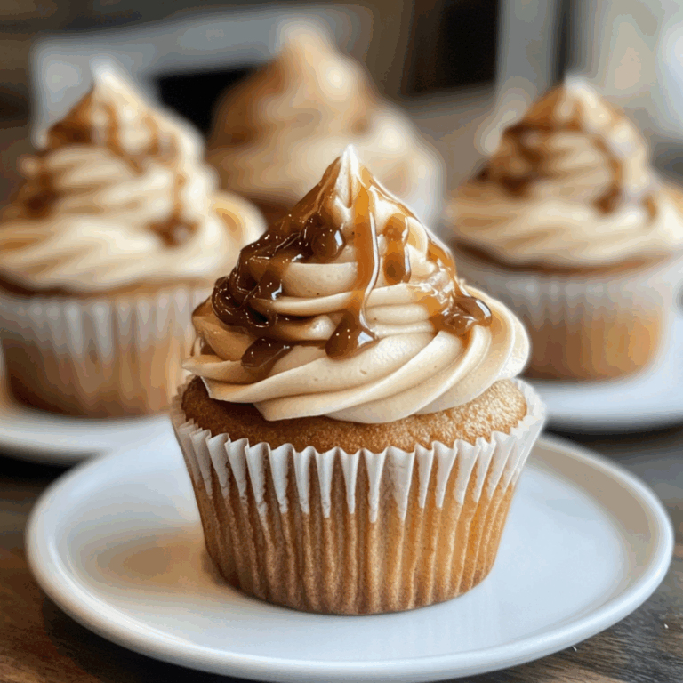 Indulgent Cupcakes with Creamy Icing and Decadent Caramel