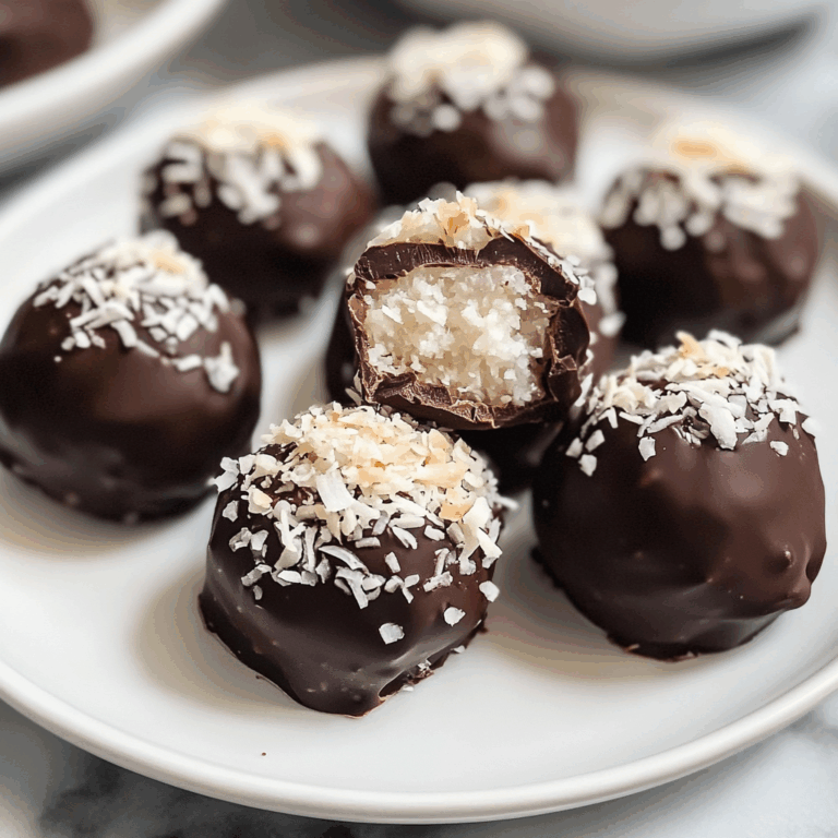 Decadent Dark Chocolate Coconut Bites