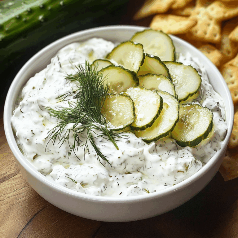 Creamy Dill Pickle Dip: A Flavor Explosion!