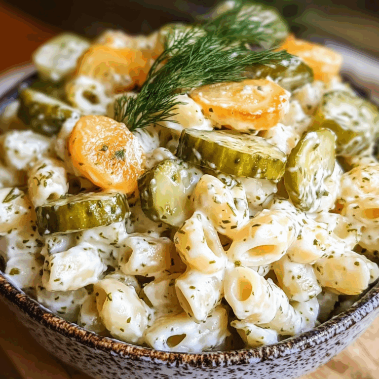 Dill Pickle Pasta Salad: A Flavor-Packed Summer Staple