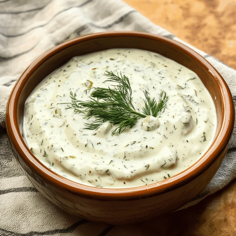 Dill Pickle Ranch Dressing: A Tangy, Creamy Delight