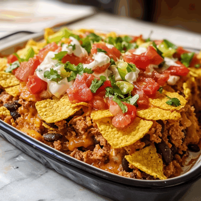 Doritos Taco Casserole: A Flavor-Packed Twist on a Classic