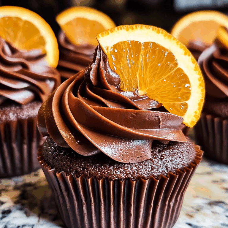 Double Chocolate Orange Cupcakes