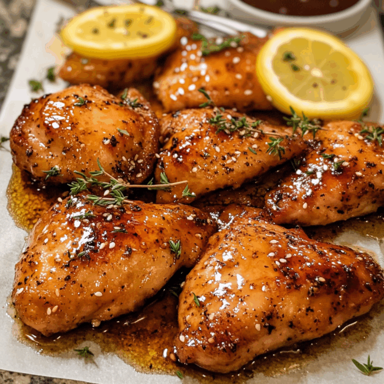 Easy Baked Honey Dijon Chicken