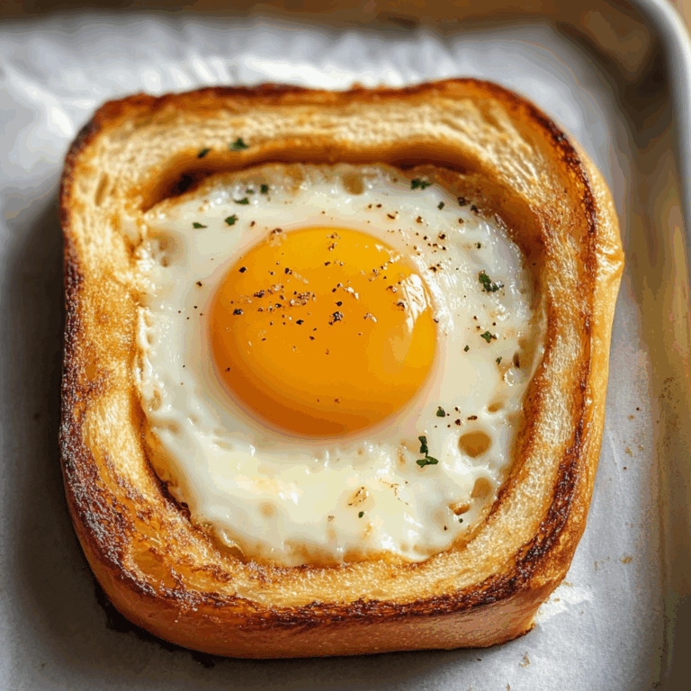 Egg in a Hole: A Delightfully Simple Breakfast Staple