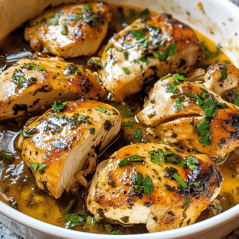 Garlic Butter Chicken with Parsley