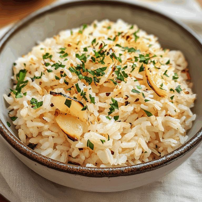 Garlic Butter Rice: The Perfect Side Dish