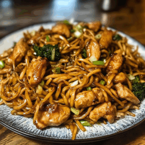 Garlic Chicken Lo Mein: A Flavorful and Satisfying Dinner