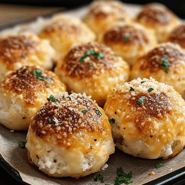 Garlic Parmesan Cheese Bombs: Irresistible Savory Bites