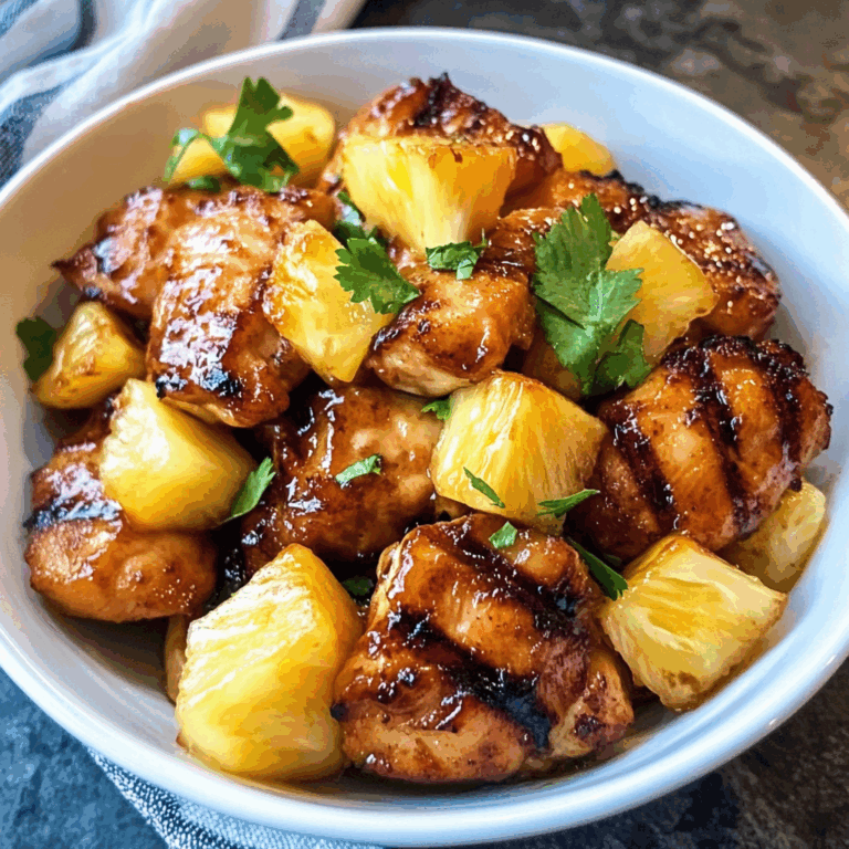 Hawaiian Pineapple Chicken: A Tropical Delight